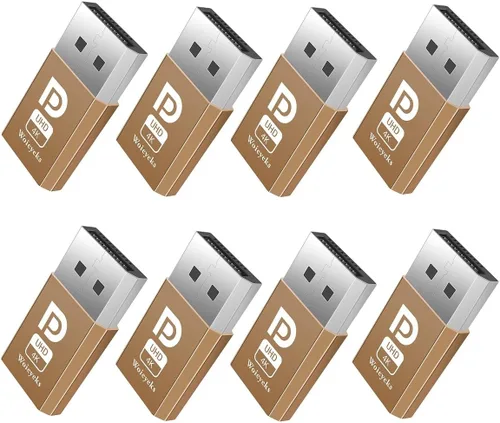 Miniatura 11 de Enchufe ficticio DisplayPort 4K, emulador de pantalla fantasma sin cabeza, compatible con emulador EDID, 1080 @60 Hz-3840 x 2160 @17 Hz, paquete de 2