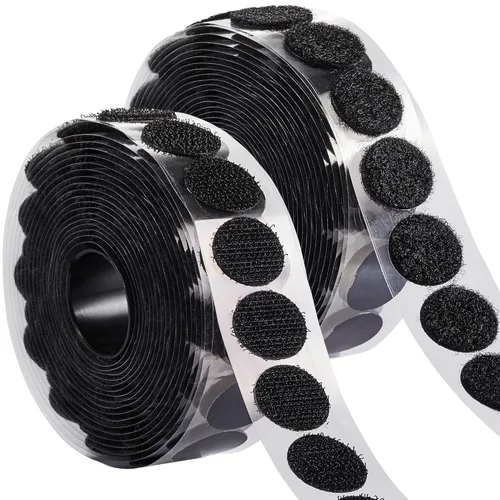 Miniatura 55 de Tiras adhesivas para tela (6 pies x 3/4 pulgadas), se pegan sin coser ni planchar, para ropa y cortinas, cinta de dobladillo de doble cara