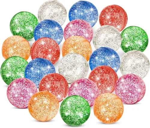 Miniatura 15 de 24 piezas de pelotas de básquetbol rebotadoras para niños, pelotas de goma de 32 mm de rebote deportivo a granel para recuerdos de fiesta, rellenos