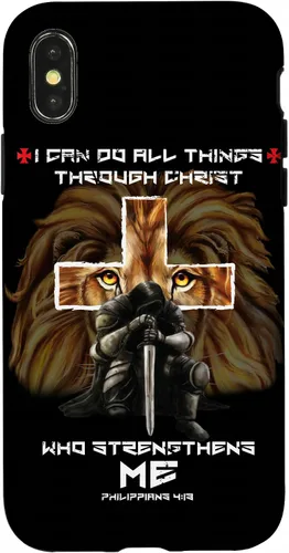 Miniatura 5 de Fundas para iPhone 11 Christian Phone Cases Men Bible Verse Philippians 4:13 Lion Case