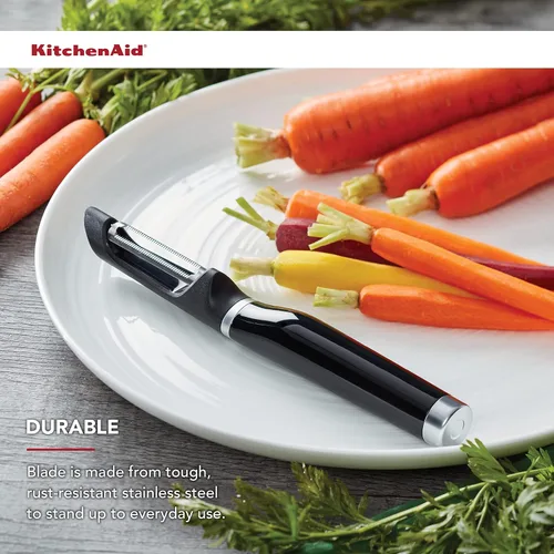 Miniatura 5 de KitchenAid Classic Euro Peeler, 8.6 pulgadas, negro Negro ónice