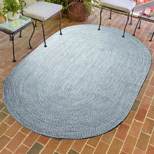 Miniatura 26 de Superior Alfombra de área grande para interiores y exteriores, reversible, trenzada, decoración del piso del hogar para sala de estar, cocina