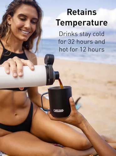 Miniatura 2 de CamelBak Botella de agua de acero inoxidable aislada al vacío Chute Mag Blanco