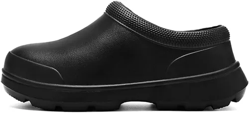 Miniatura 3 de Zapatos de chef para hombre, antideslizantes, a prueba de agua, zapatos de trabajo para hombre, cómodos zapatos de enfermería para jardinero