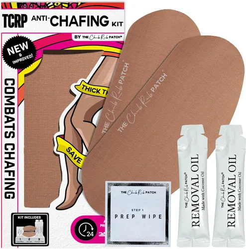 Miniatura 8 de Kit de prevención de rozaduras en los muslos, incluye 1 par de almohadillas de cacao para el interior del muslo, 2 aceites de eliminación