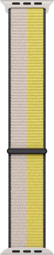 Miniatura 4 de Correa para Apple Watch - Bucle deportivo (41mm) - Azul abismo/Verde musgo - Regular
