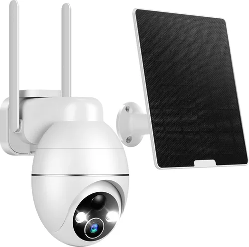 Cámara de seguridad celular solar 4G LTE inalámbrica para exteriores, cámara alimentada por energía solar de 2K sin WiFi con tarjeta SIM