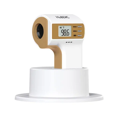 Miniatura 10 de HubiBaby - Termómetro infrarrojo sin contacto para adultos, termómetro digital preciso para la frente, pantalla LED grande, alarma de fiebre