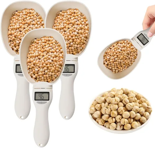 Miniatura 7 de Cuchara de medición digital, cuchara medidora de alimentos digital de 800 g / 0,1 g de alta precisión con pantalla LCD, cuchara de pesaje