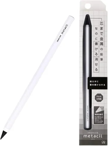 Miniatura 13 de SUN-STAR Lápices de Metal Elegantes Metacil para Dibujo Artístico, Bocetos, Sin Sacapuntas, Color Negro, mina de Lápiz Color Negro 2H #4