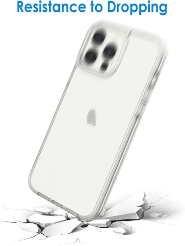 Miniatura 6 de JETech - Funda para iPhone 13 Pro Max de 17 cm, cubierta a prueba de golpes transparente antiamarilleamiento, parte trasera transparente