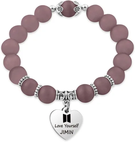 BOSATE Kpop Bangtan - Pulsera de Bangtan para niños, pulsera del ejército para amarte a ti mismo ejército, joyería para amantes de los niños, regalo