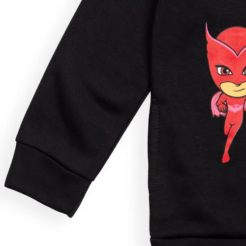 Miniatura 5 de PJ Masks Sudadera con capucha de vellón Catboy Owlette Gekko