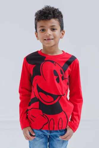 Miniatura 12 de Disney Toy Story Cars - Paquete de 2 camisetas de manga larga para cosplay de Mickey Mouse para niños pequeños