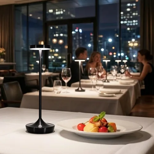 Miniatura 2 de Lámpara de mesa inalámbrica recargable - Luz de mesa LED operada con batería de 6000mAh - Lámparas de mesa portátiles táctiles regulables