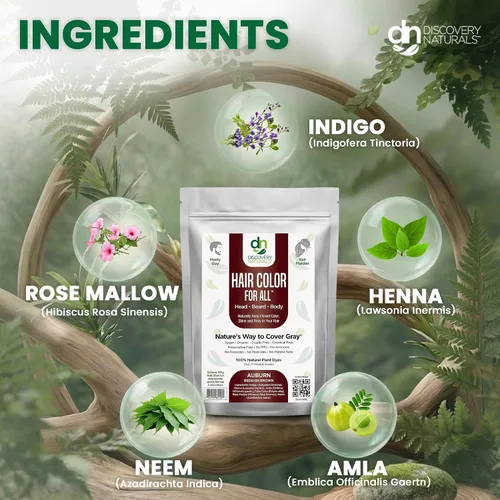 Miniatura 2 de Tintura para el cabello y las cejas Henna Maiden: 100 % natural y sin químicos