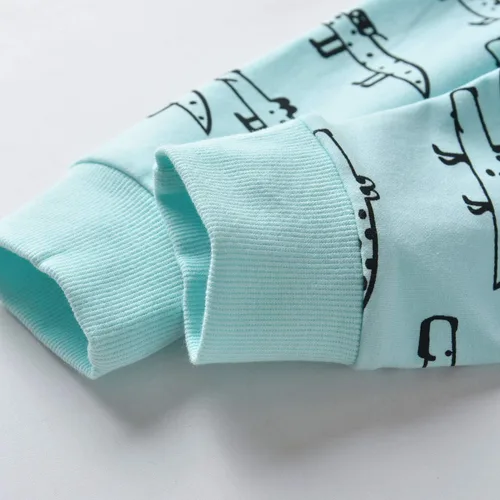 Miniatura 7 de Conjunto de sudadera con capucha y pantalones, de manga larga, con varios diseños, para bebé o niño