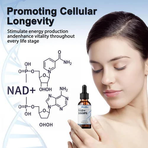 Miniatura 3 de Suplemento líquido liposomal de NAD+800 mg, NAD para una máxima absorción, alternativa a NMN o ribósido de nicotinamida, metabolismo y vitalidad
