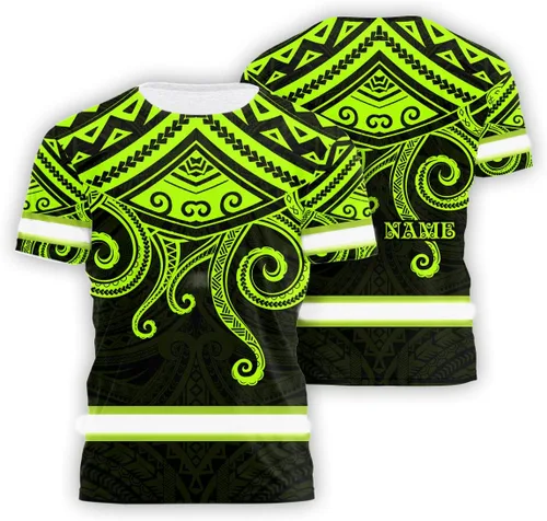 Miniatura 17 de Camisa de Alta Visibilidad con Cráneo para Hombre, Camisas Reflectantes de Seguridad con Bandera de EE. UU., Nombre Personalizado para Ropa