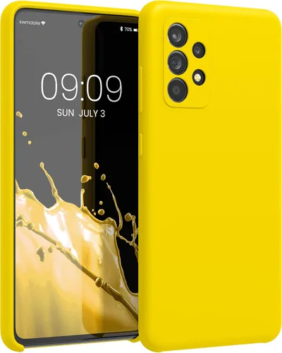 Miniatura 65 de kwmobile Funda Compatible con Samsung Galaxy A14 5G - Funda de teléfono de TPU y silicona con acabado suave - Verde Lima