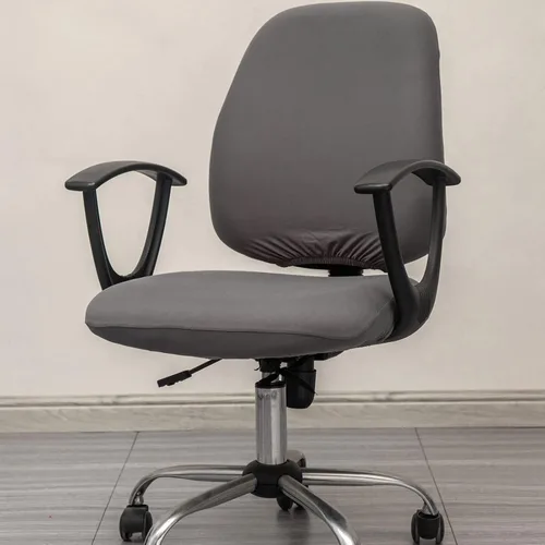 Miniatura 10 de Melaluxe - Funda para silla de oficina de computadora, funda universal protectora y elástica, cubierta elástica para silla giratoria (Rojo)