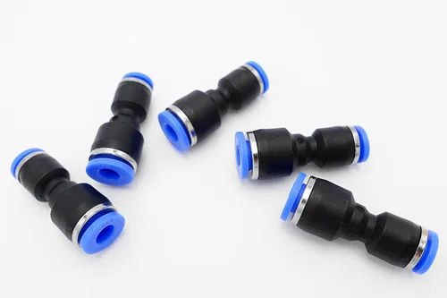 Miniatura 19 de Empuje para conectar, tubo de 1/2 pulgada de diámetro exterior x tubo de 1/4 pulgadas, conector de dos vías de unión recta de aire neumático