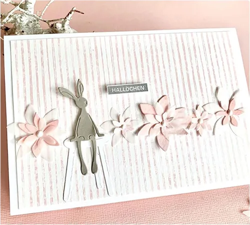 Miniatura 5 de Lapoo Troquel de Corte de Metal para Scrapbooking, Marco de Fondos 3D Nuevos Troqueles de Corte DIY Fabricación de Tarjetas de Álbum Decoración