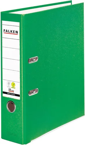 Miniatura 25 de Archivos de plástico originales Falken PP-Color. Fabricado en Alemania. Carpeta de anillos DIN A4 de 2.0 in de color pastel Aqua Carpeta de archivos