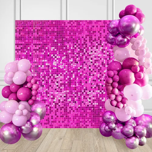 Miniatura 34 de Fondo negro brillante para pared, 3 x 4 pies, fondo de fotos de graduación con purpurina para fiestas, aniversarios, discotecas, cumpleaños