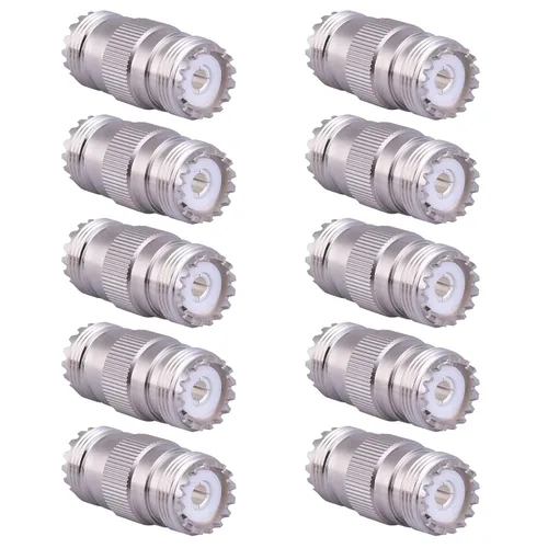 Miniatura 7 de XRDS -RF UHF PL-259 a SO239 - Conector adaptador hembra (2 unidades NO para televisores)