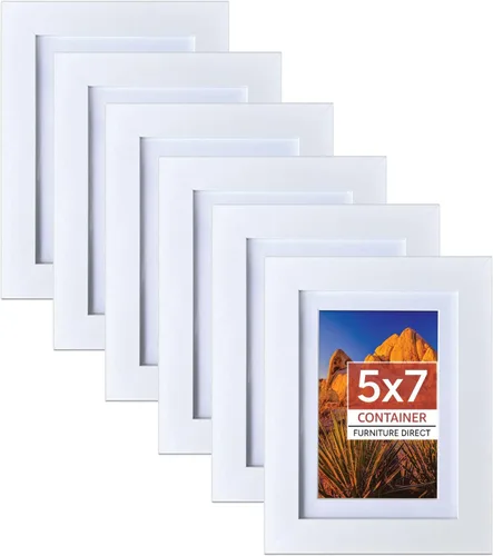 Miniatura 15 de Container Furniture Direct Marcos de fotos colgantes de 11 x 14 pulgadas para pared con plexiglás y doble colgador de montaje para formatos Negro