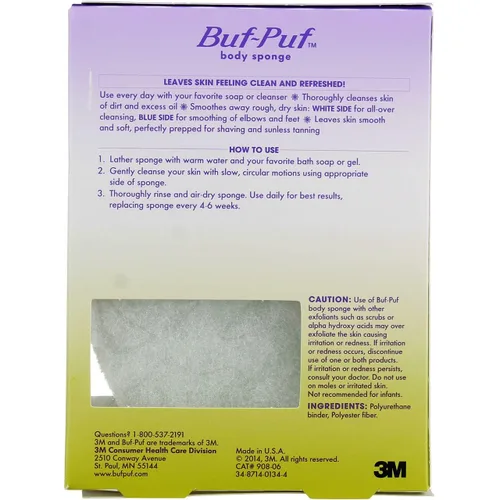Miniatura 6 de Esponja de doble cara para el cuerpo Buf-Puf