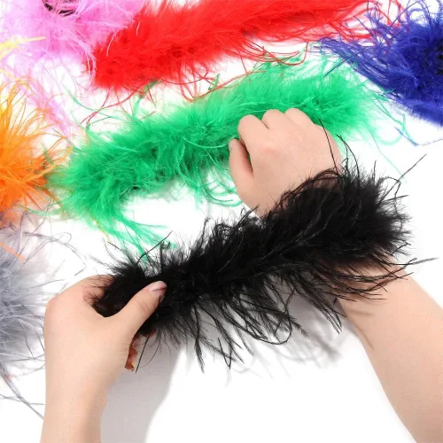Miniatura 2 de Cooluckday 2 pulseras de plumas para mujer, reloj de palmadas, círculo, anillo de palmada, decoración de muñeca, mangas de puño, brazalete