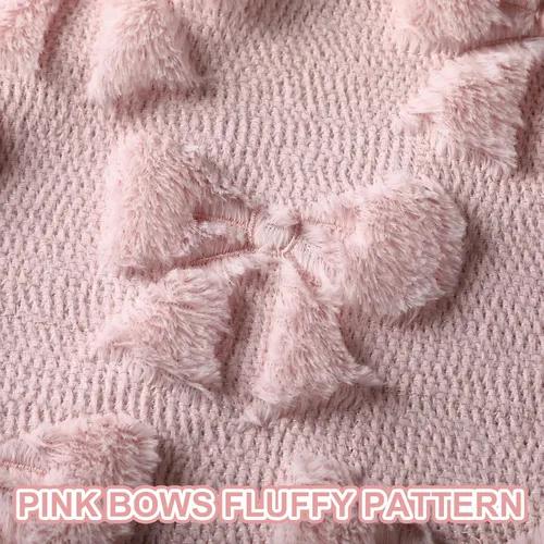 Miniatura 3 de Mixweer Juego de 2 fundas de almohada con moño, decoración de habitación coquette, lindas cosas preppy de piel sintética suave con lazo, fundas