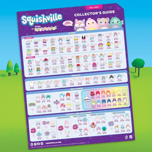 Miniatura 6 de Squishville Mini-Squishmallows Cinema Playset – Incluye una felpa de 2 pulgadas, silla de pretzel, cubo de palomitas de maíz, felpa