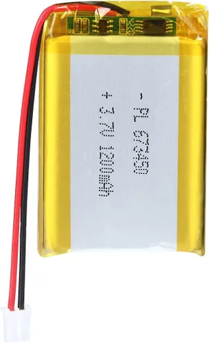 Miniatura 35 de 3.7V 100mAh Batería de Polímero de Iones de Litio Recargable Li-ion Li-Po con Conector 2P PH 2.0mm de Pitch