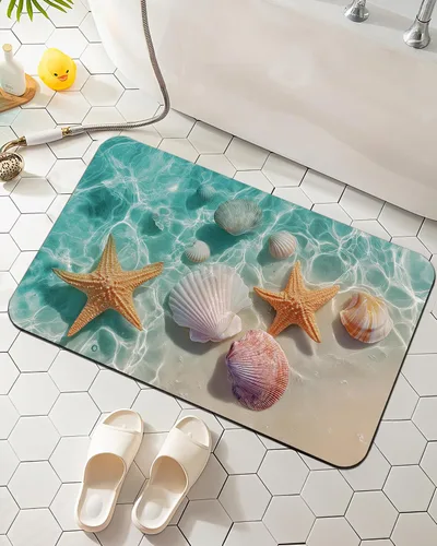 Miniatura 16 de Elightvap Tapete de baño con diseño de mariposa azul, de secado rápido, antideslizante, absorbente, de secado rápido, tapete de baño delante