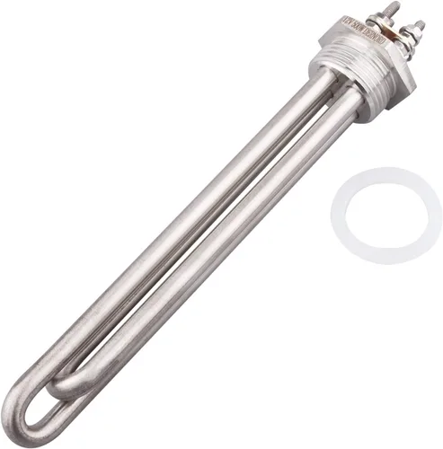 Miniatura 7 de DERNORD Calentador de inmersión de 12V 300W Elemento calentador de agua sumergible Elemento de calefacción de acero inoxidable con ajuste NPSM de 1