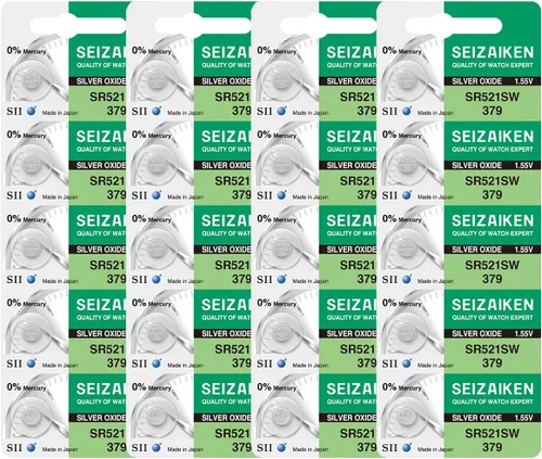 Miniatura 43 de 321 SR616SW - 10 pilas para reloj de óxido de plata sin mercurio, 1,55 V, fabricadas en Japón por Seiko