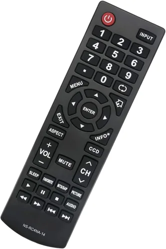 GHUST NS-RC4NA-14 - Mando a distancia de repuesto universal para Insignia TV NS-42D40SNA14 NS-42D510NA15 NS-42D510NA15A NS-46D400NA14 NS-46D40SNA14