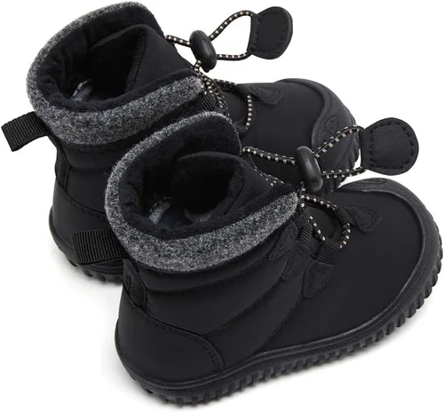 Miniatura 153 de BMCiTYBM Botas de nieve de invierno para bebés y niños pequeños, de piel sintética, cálidas, antideslizantes, zapatos para primeros pasos
