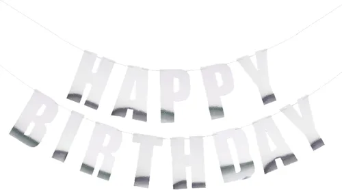 Miniatura 6 de Cartel de feliz cumpleaños para decoraciones de fiesta de cumpleaños (aguamarina)