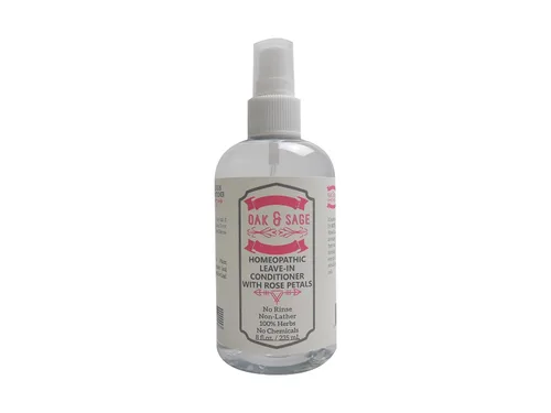 Miniatura 10 de OAK & SAGE Acondicionador homeopático sin enjuague, sin perfume, 8 onzas, 100% hierbas, sin enjuague, sin alcohol, sin productos químicos, para todo