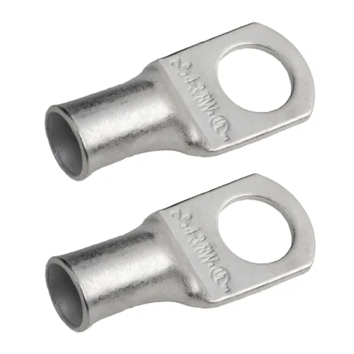 Miniatura 159 de SELTERM 5 piezas terminales de cable de cobre estañado 1/0 AWG perno de 1/2", extremos de cable de batería, terminales de anillo, conectores