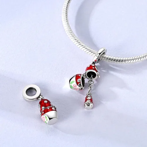 Miniatura 133 de Hapour Dijes de plata de ley 925 para pulseras, collar, joyería europea, colgante de cuentas para mujeres y madres