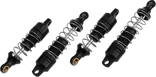 Miniatura 3 de Paquete de 4 amortiguadores Vgoohobby Suspensión delantera y trasera compatible con 1/18 losi Mini T 2.0 Mini-B 2WD RC Stadium piezas de Negro