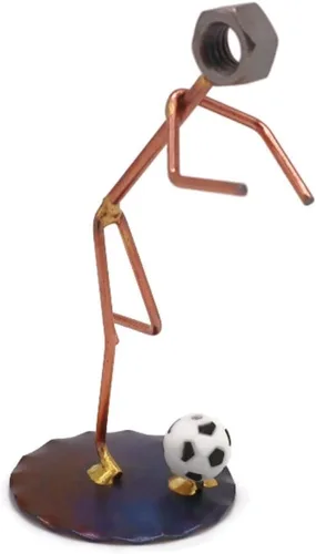 Miniatura 10 de Figura de arte de metal coleccionable hecha a mano, accesorios de escritorio, trofeo, regalo de jefe, decoración de oficina en casa