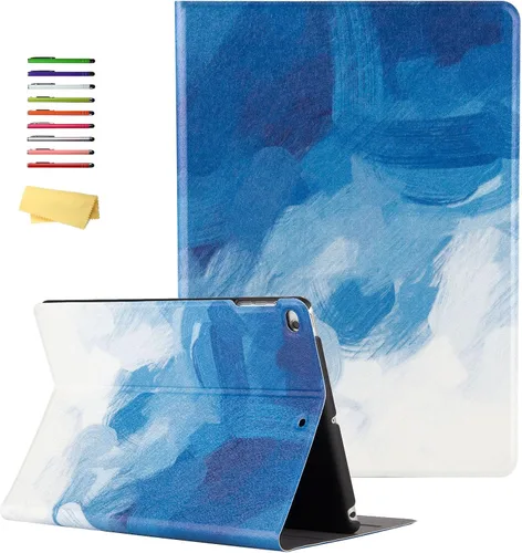 Miniatura 20 de Funda para iPad de 6ª/5ª generación de 9.7 pulgadas 2018/2017, para iPad Air 2/Air 1 con soporte, soporte para lápices, bolsillo