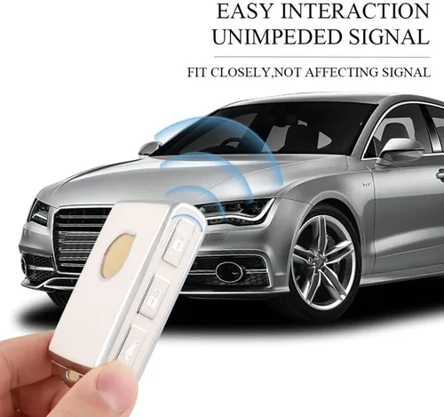 Miniatura 5 de Funda de TPU para Volvo XC40 XC60 XC90 S90 S60 V60 V90 2019-2023 Accesorios - Funda protectora de llave inteligente - Blanco Plateado blanco
