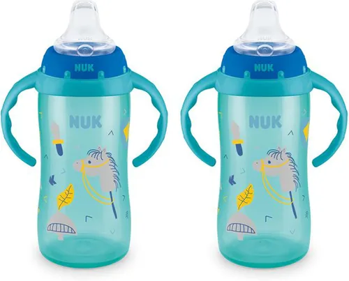 Miniatura 12 de NUK First Choice - Vaso grande para aprendizaje 2.0, 10 onzas, taza para sorber con asas, a prueba de derrames, a prueba de fugas, vaso con popote
